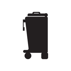 trash can icon design template vector