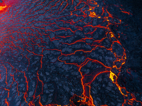 Volcano eruption in Iceland