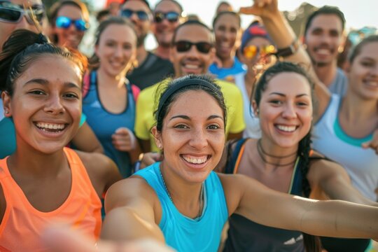 Happy Runners Group Photo