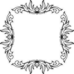 Classic Vintage Border Frame Outline