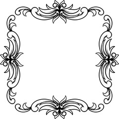 Classic Vintage Border Frame Outline