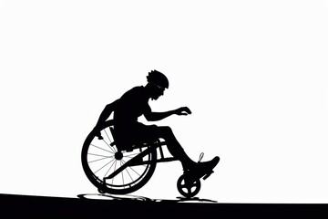 Obraz premium Disabled Athlete in Action