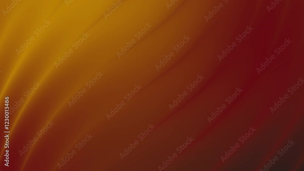 Poster vibrant abstract gradient of yellow and red waves creating a dynamic motion effect