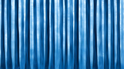 Blue Forest, Misty Morning, Nature Wallpaper