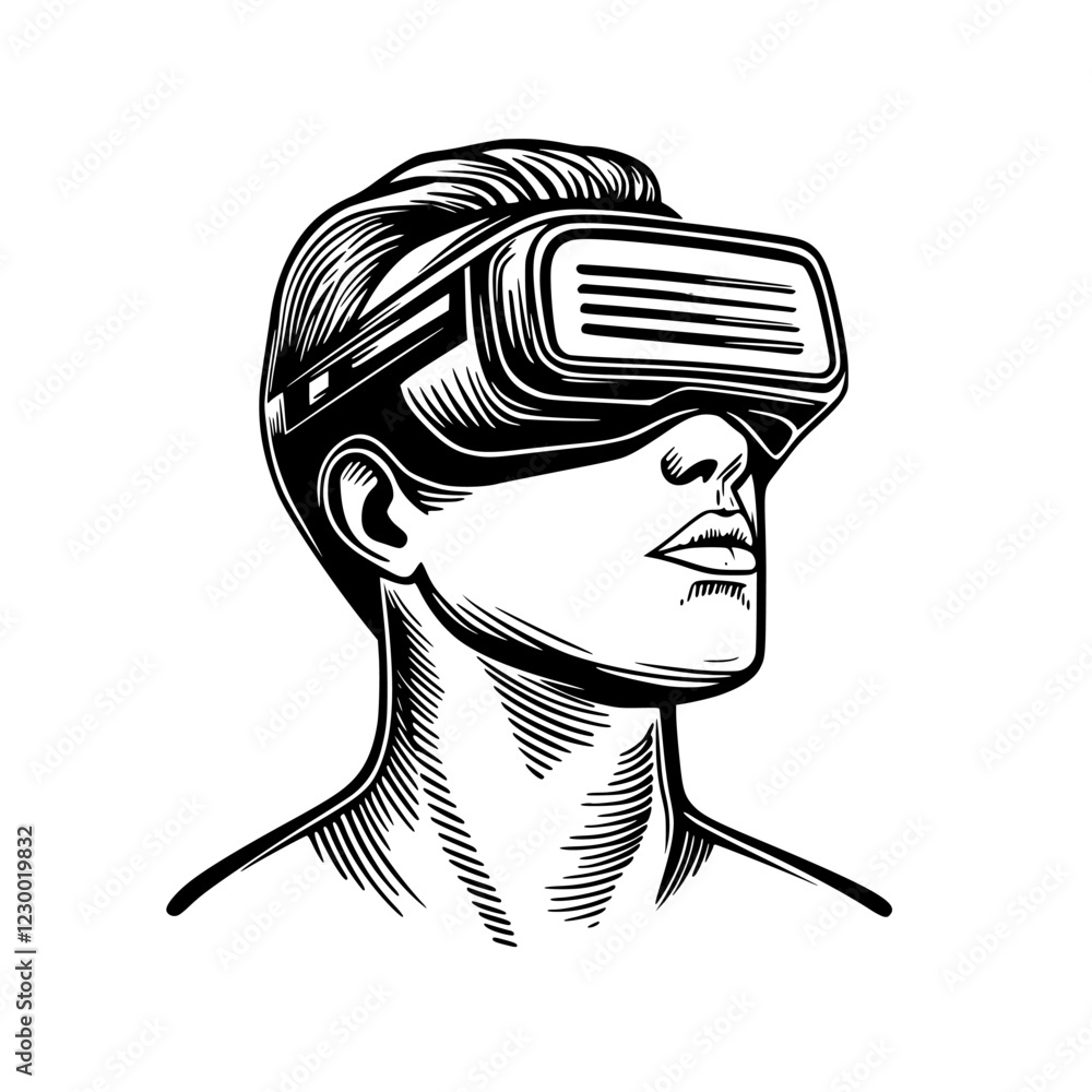 Poster exploring virtual worlds with advanced hologram technology and vfx in a futuristic setting