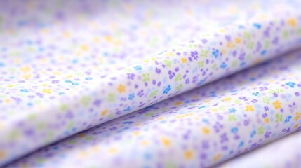 Retro floral cotton prints in pastel shades create a charming nostalgic feel