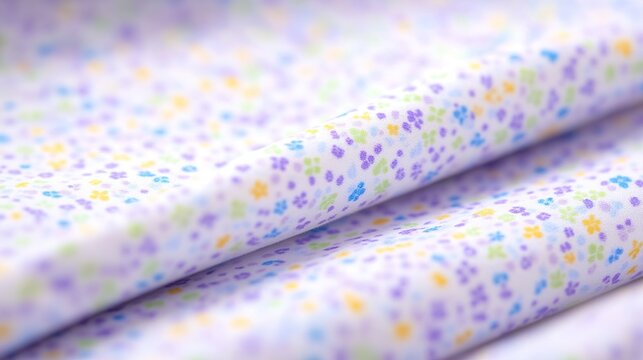 Retro floral cotton prints in pastel shades create a charming nostalgic feel