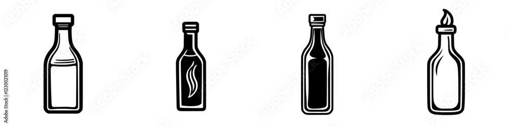 Poster bottles displayed in a futuristic design with holographic effects and vfx elements in a digital envi
