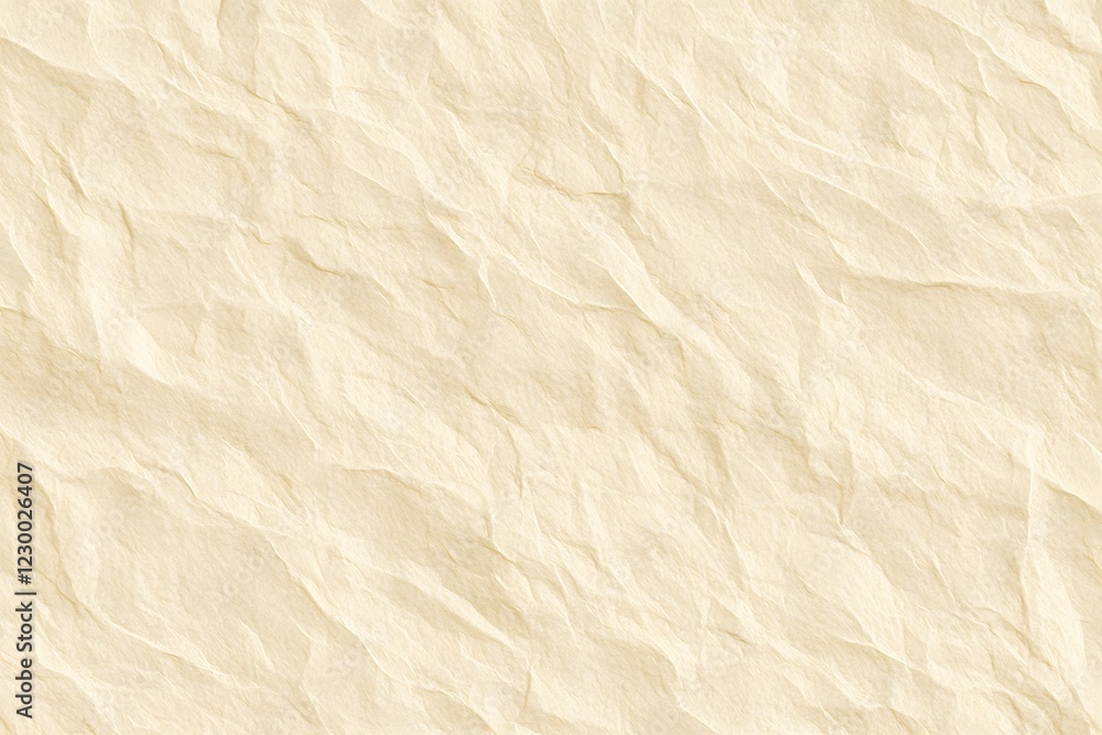 Poster cream colored textured paper background crumpled surface seamless pattern for design