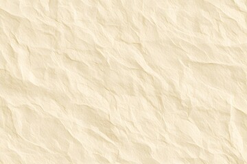 Cream Colored Textured Paper Background Crumpled Surface Seamless Pattern for Design