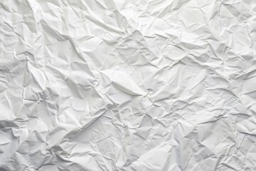 Clean White Paper Texture Background: Subtle Wrinkles, Aerial View