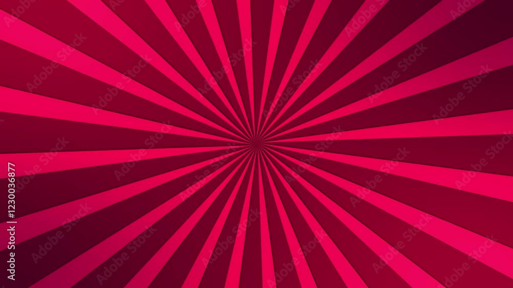 Poster sunburst background animation video. spiral gradient background animation 4k. radial rising sunburst