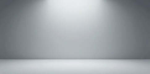 Grey gradient studio backdrop, seamless smooth surface for product shots, background, photography