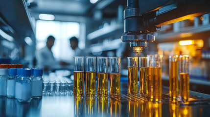 Centrifuge spins blood samples in bright laboratory efficiently separating plasma for detailed analysis.