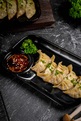 Korean traditional comfort food with spice, hot and herbal spice 
