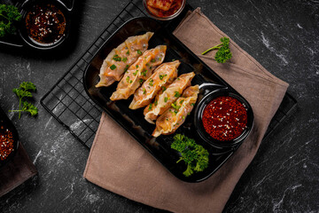 Korean traditional comfort food with spice, hot and herbal spice 