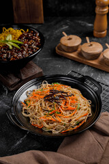 Korean traditional comfort food with spice, hot and herbal spice 