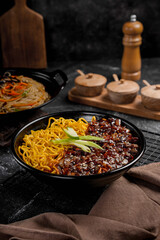 Korean traditional comfort food with spice, hot and herbal spice 