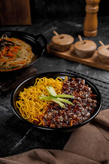 Korean traditional comfort food with spice, hot and herbal spice 