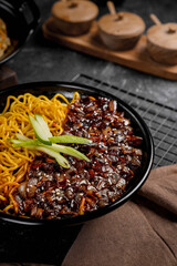 Korean traditional comfort food with spice, hot and herbal spice 