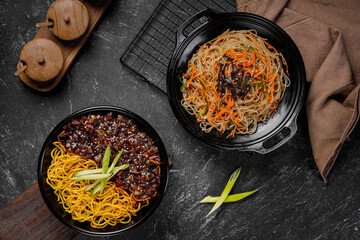 Korean traditional comfort food with spice, hot and herbal spice 