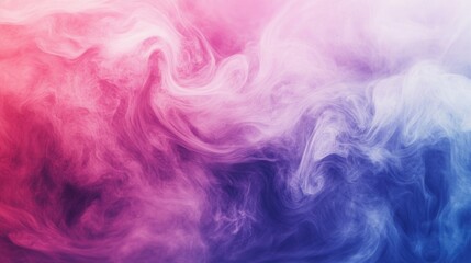 Obraz premium Swirling clouds of pink, purple, and blue create a dreamy, abstract scene.