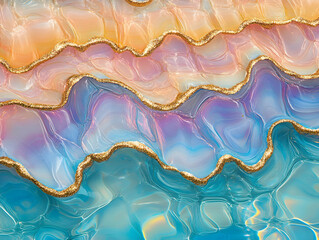 Fototapeta premium Abstract Fluid Art Background