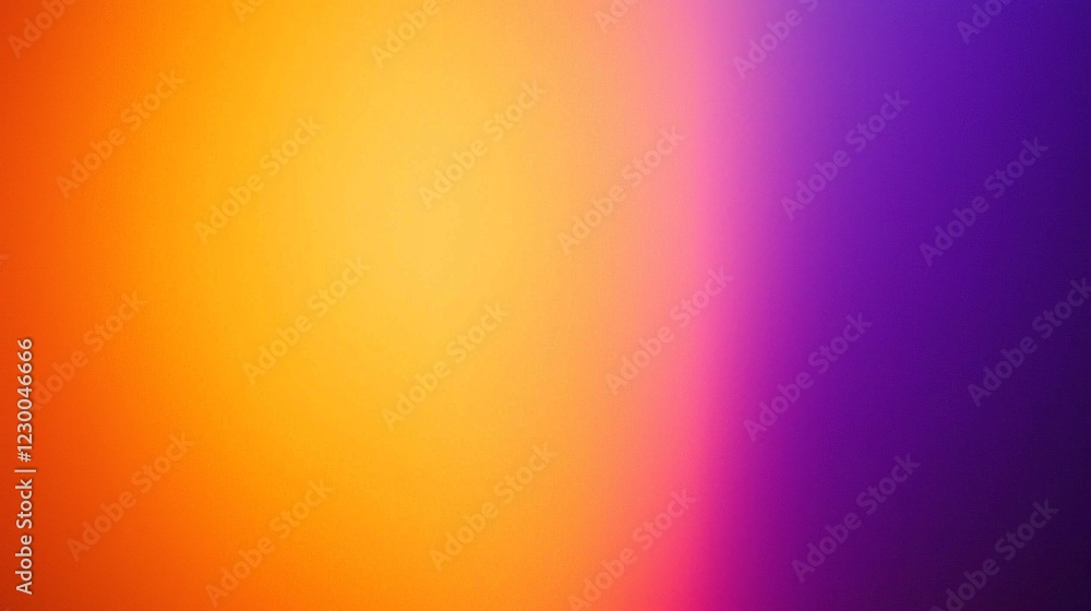 Poster a captivating blend of glowing neon colors transitions smoothly from bright orange to deep purple, c