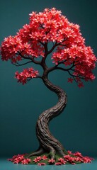 Ornamental tree with curved branches , curve, twigs, branch