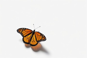 there is a butterfly that is sitting on the ground