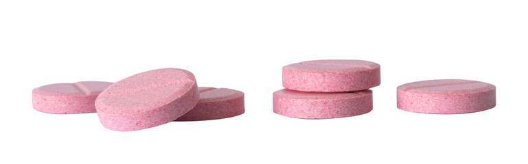 pink pharmaceutical tablets pills element