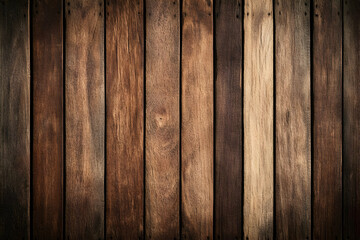 Dark brown wood plank wall texture