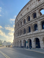 Colosseum of Rome from the outside