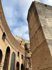 Interior of the Colosseum in Rome, 2025