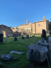 Archaeological ruins of the Roman Forum, Colosseum archaeological park 2025