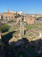 Archaeological ruins of the Roman Forum, Colosseum archaeological park 2025