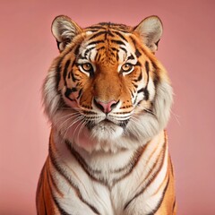 Minimalist Tiger Symbol with Strong and Simple Design