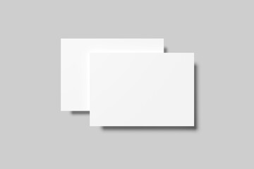 A5 Landscape Flyer Blank Mockup