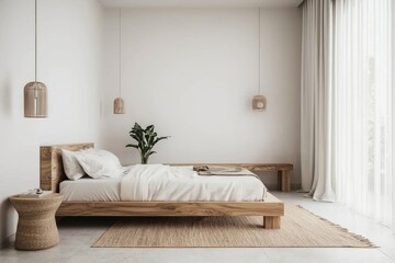 Inviting warm white color scheme with elegant furnishings 