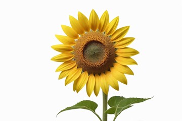 Obraz premium there is a sunflower with a stem and a large flower head
