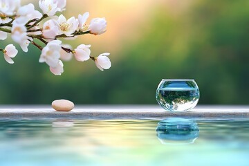 Leadership Growth Leadership Training Corporate Retreat for Trust Building Future Leaders development through mindful reflection and serene environments This image represents the calmness of