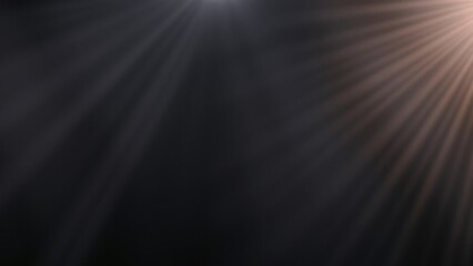 Abstract Light Rays on Dark Background - Dramatic Lighting Effect