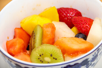 fruit salad in Rio de Janeiro.