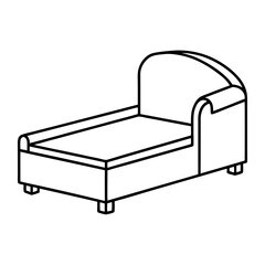 sofa isolated on white