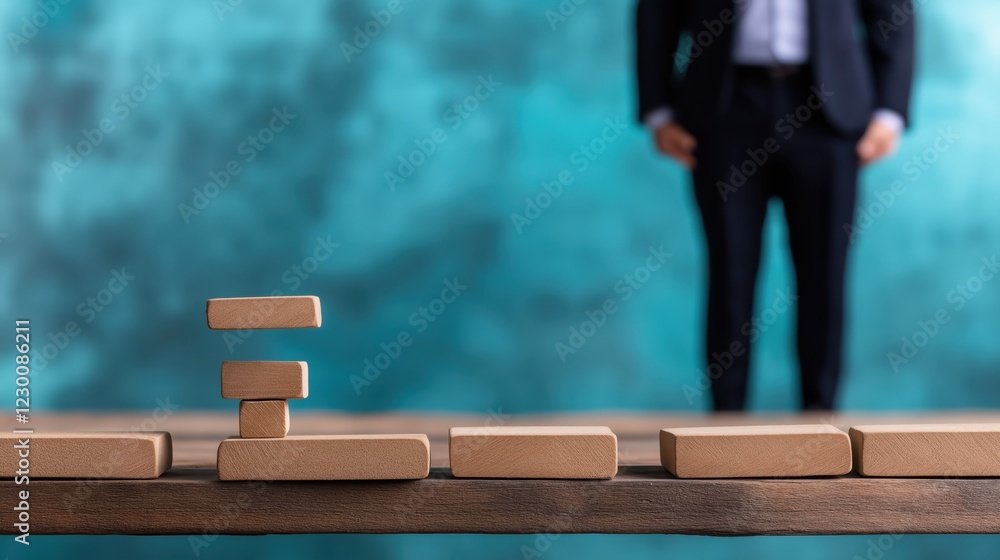 Poster strategic risk assessment business environment visual representation abstract background elevated vi