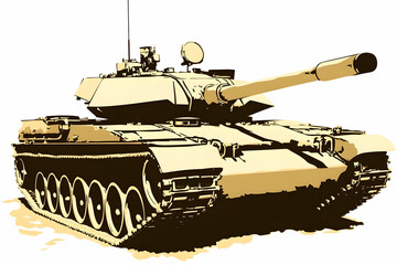 Desert tank military vehicle warfare