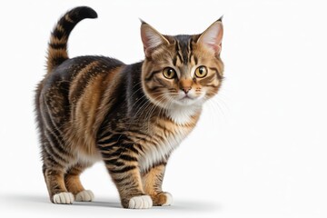 Obraz premium there is a cat that is standing on a white surface