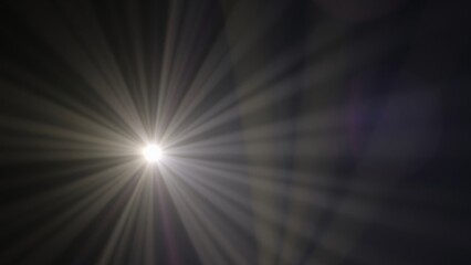 Bright Light Rays Exploding from Center, Dramatic Light Effect Background