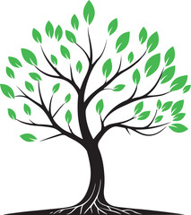 Obraz premium Tree image with colorfull leaves