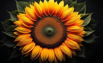 sunflower close up